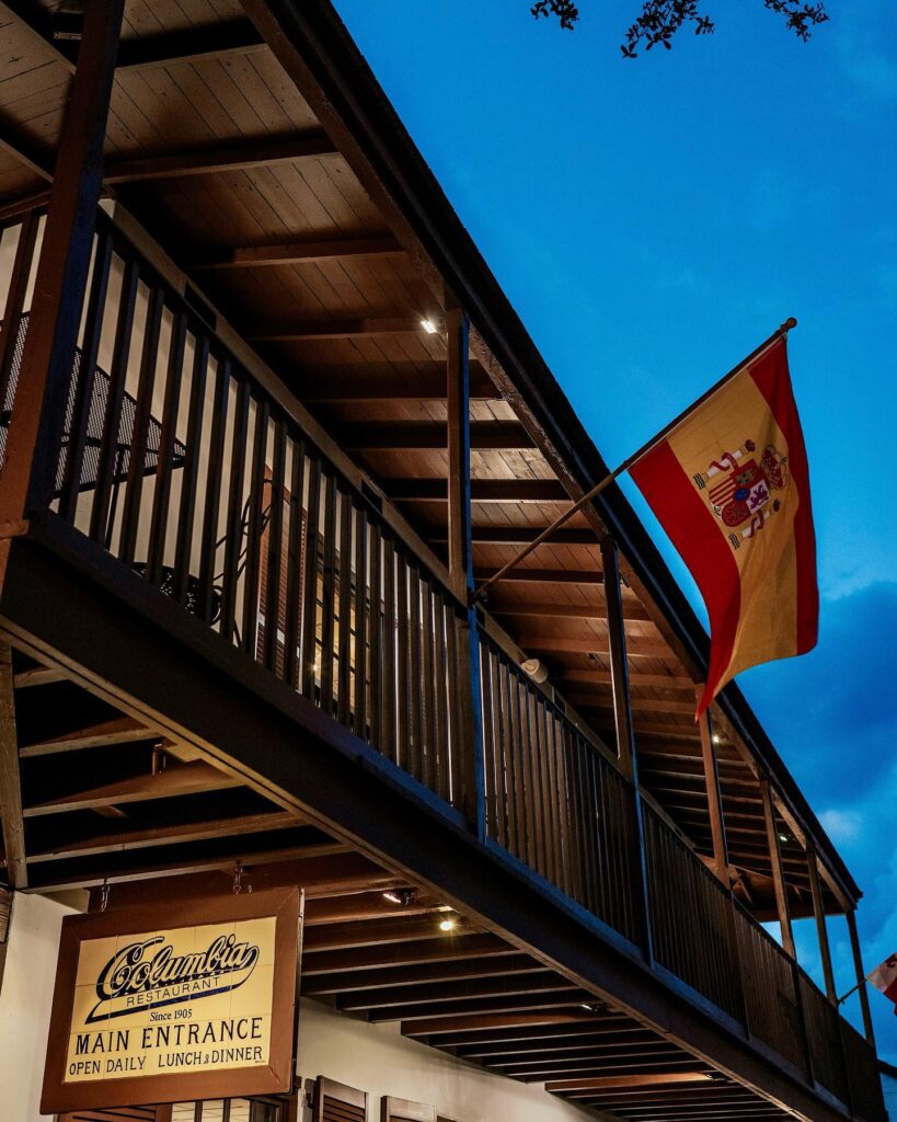 Entrance to Columbia Restaurant in St. Augustine