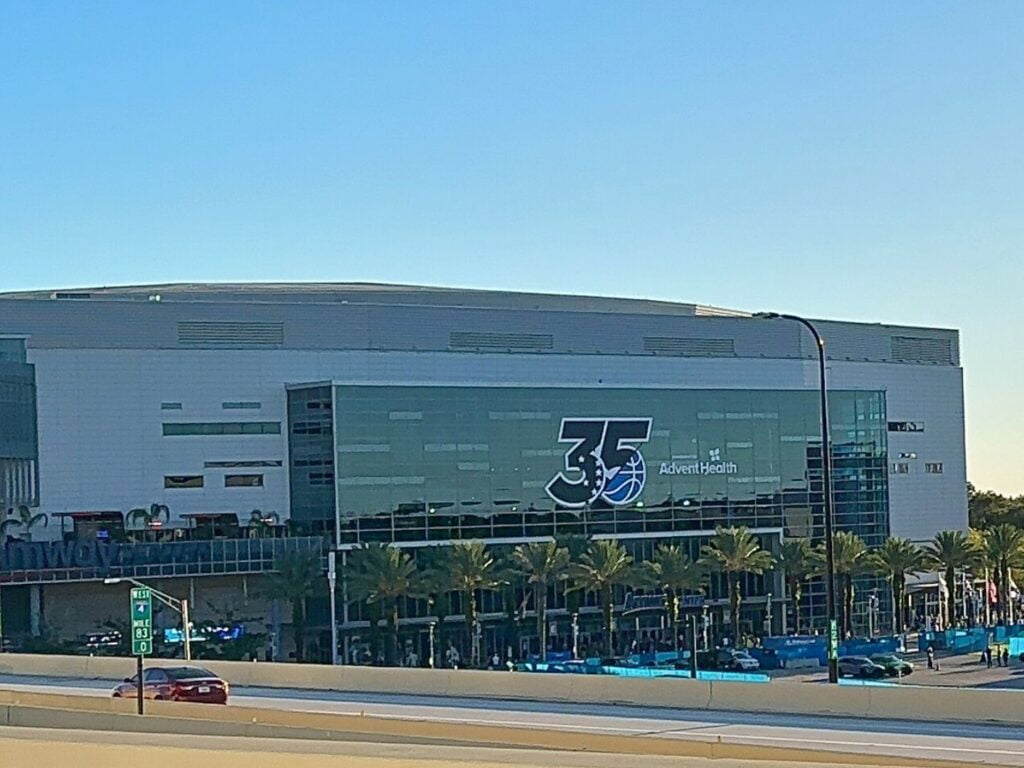 Display 35 Years of Orlando Magic presented by AdventHealth at Amway Center Exterior 