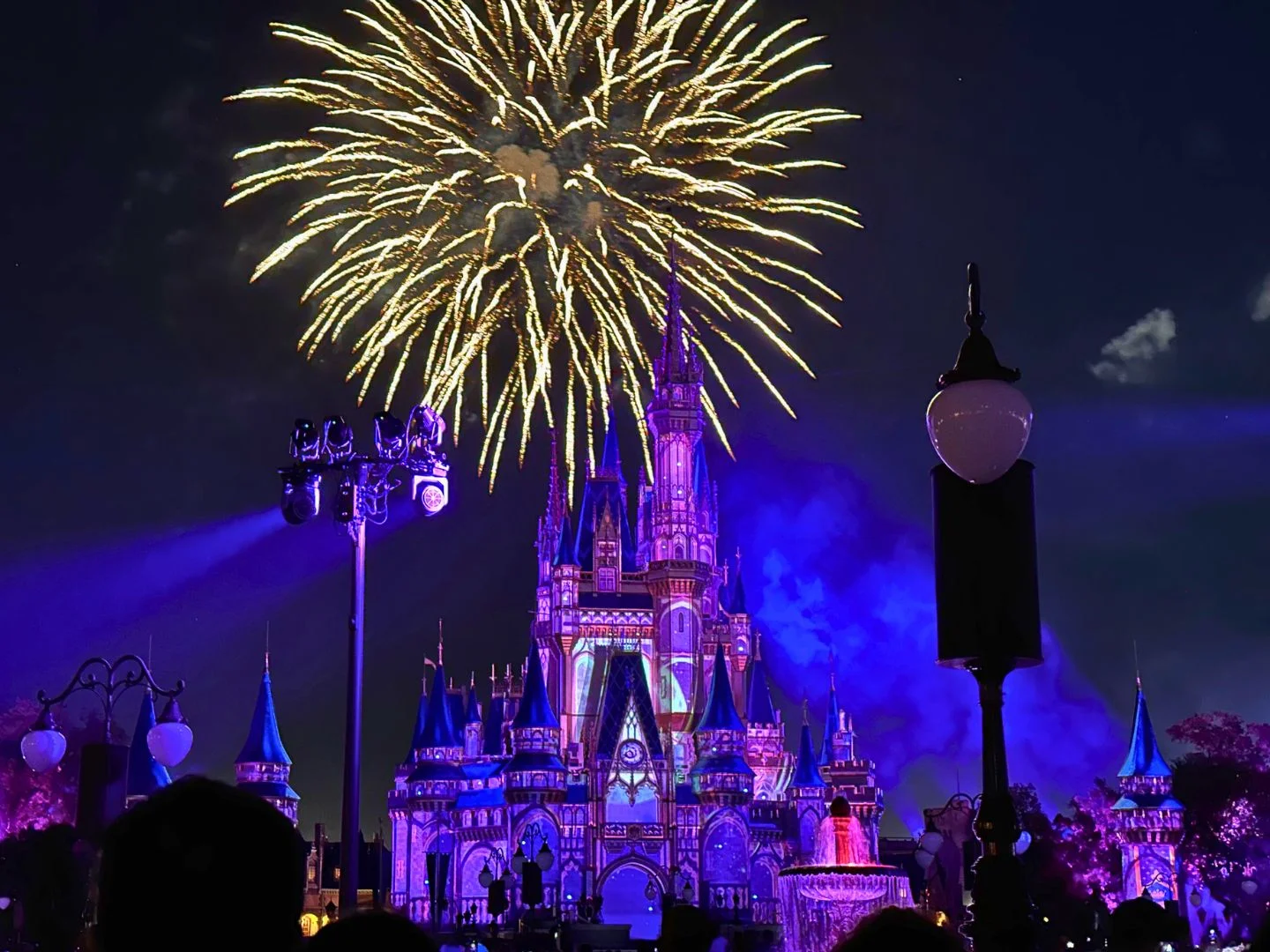 Magic Kingdom fireworks over Cinderella Castle Happily Ever After -