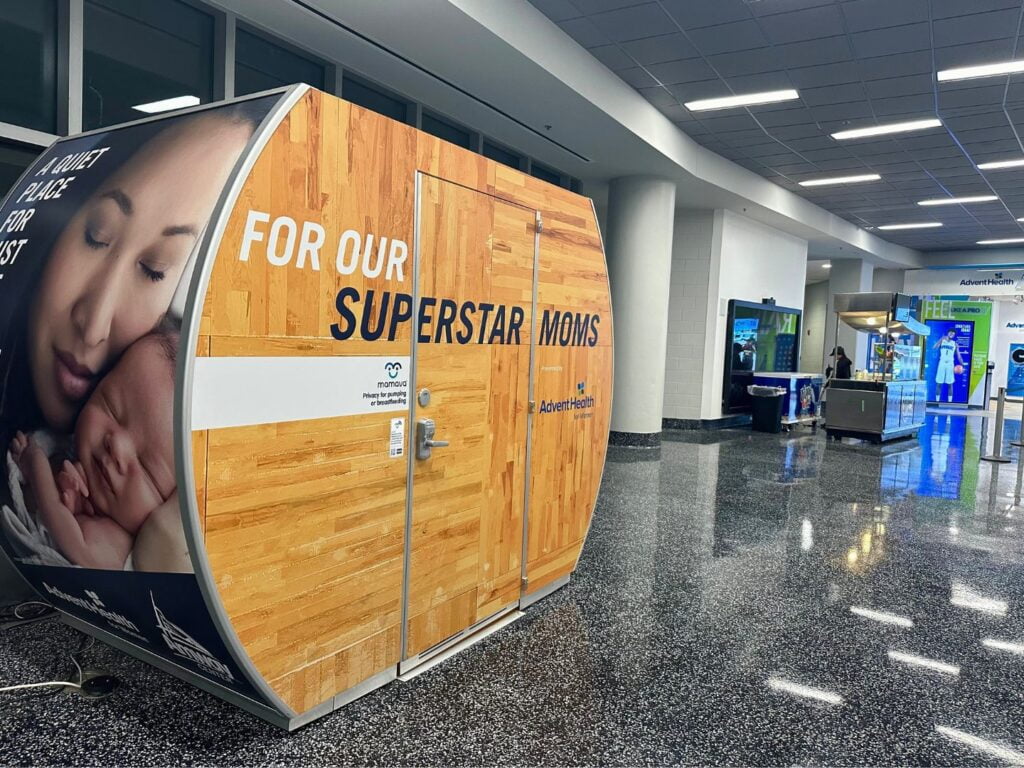 Mamava Breastfeeding Pod Sponsored by AdventHealth for Women at Amway Center 