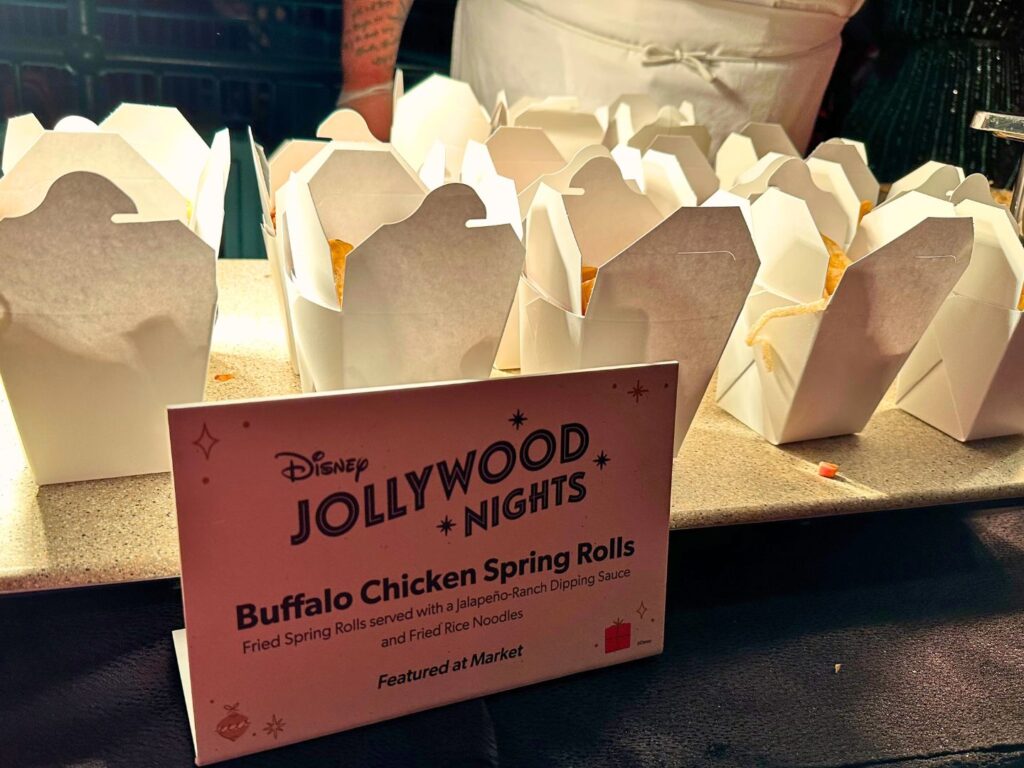 Buffalo Chicken Springs Rolls Jollywood Nights Food