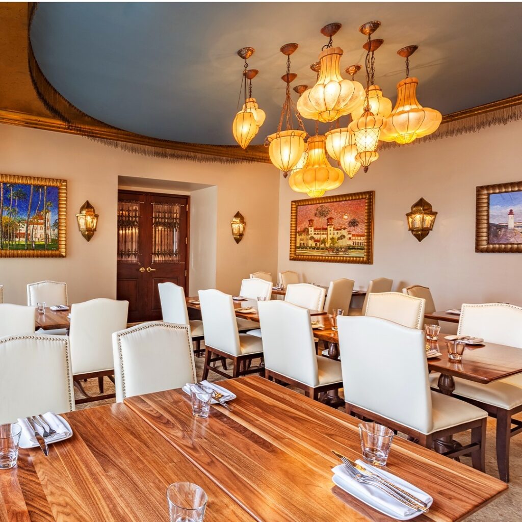 Dining Room of Costa Brava at Casa Monica St. Augustine - @casamonicaresortandspa