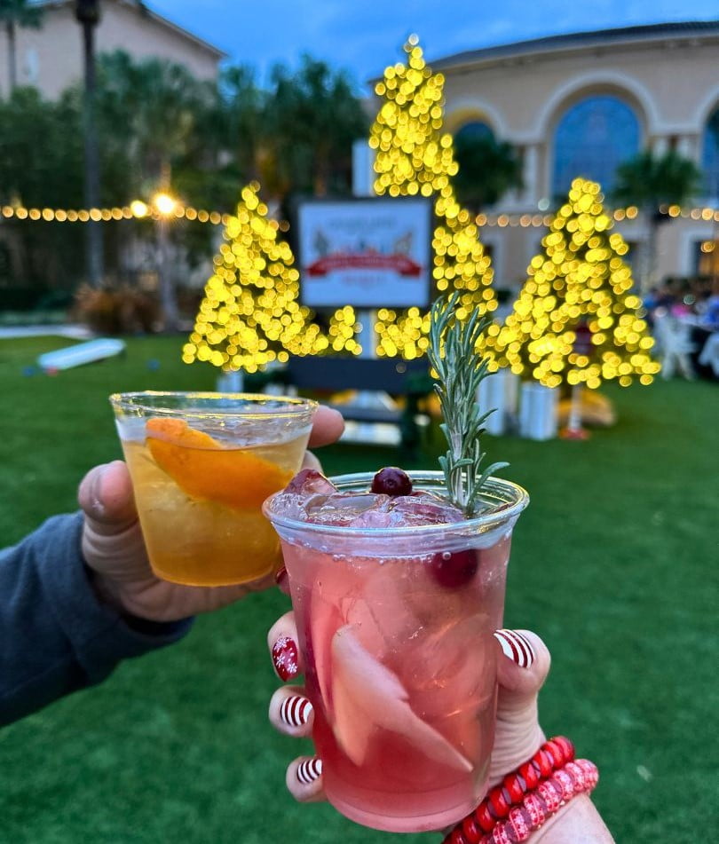 Festive Drinks at Winter Wonderland Market at Grande Lakes Orlando - image by Dani Meyering