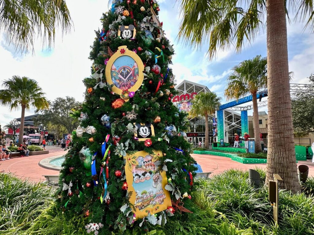 Mickey Mouse Passholder Disney Springs Christmas Tree Stroll 2023