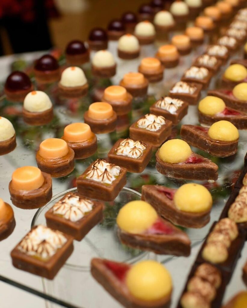 buffet of mini desserts at St. Augustine Spanish Food and Wine Festival
