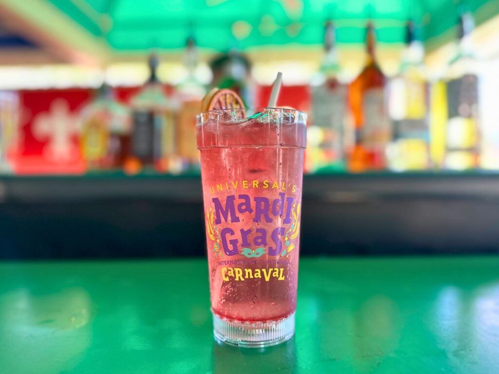 Blackberry Krewe Cocktail at the Coca-Cola Market Square booth