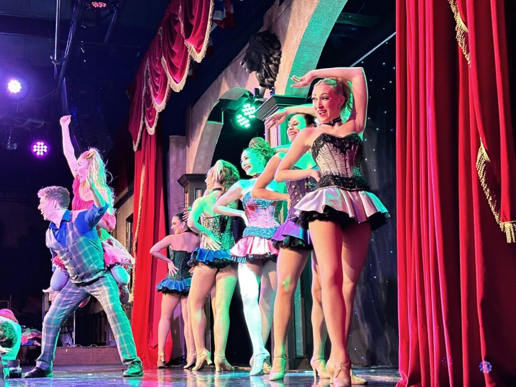 Dancers during Teatro Martini show on International Drive Orlando
