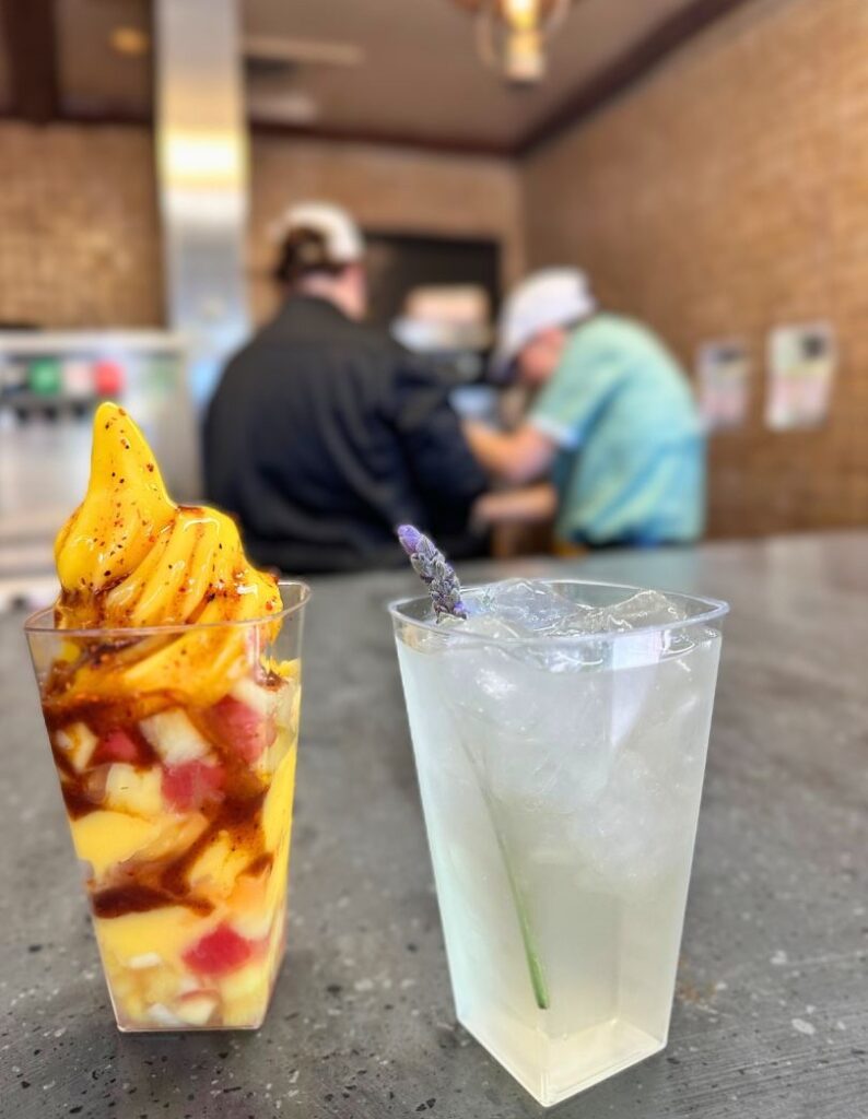 Fruit Parfait and Lavendar Martini Africa Outpost EPCOT Flower and Garden 2024