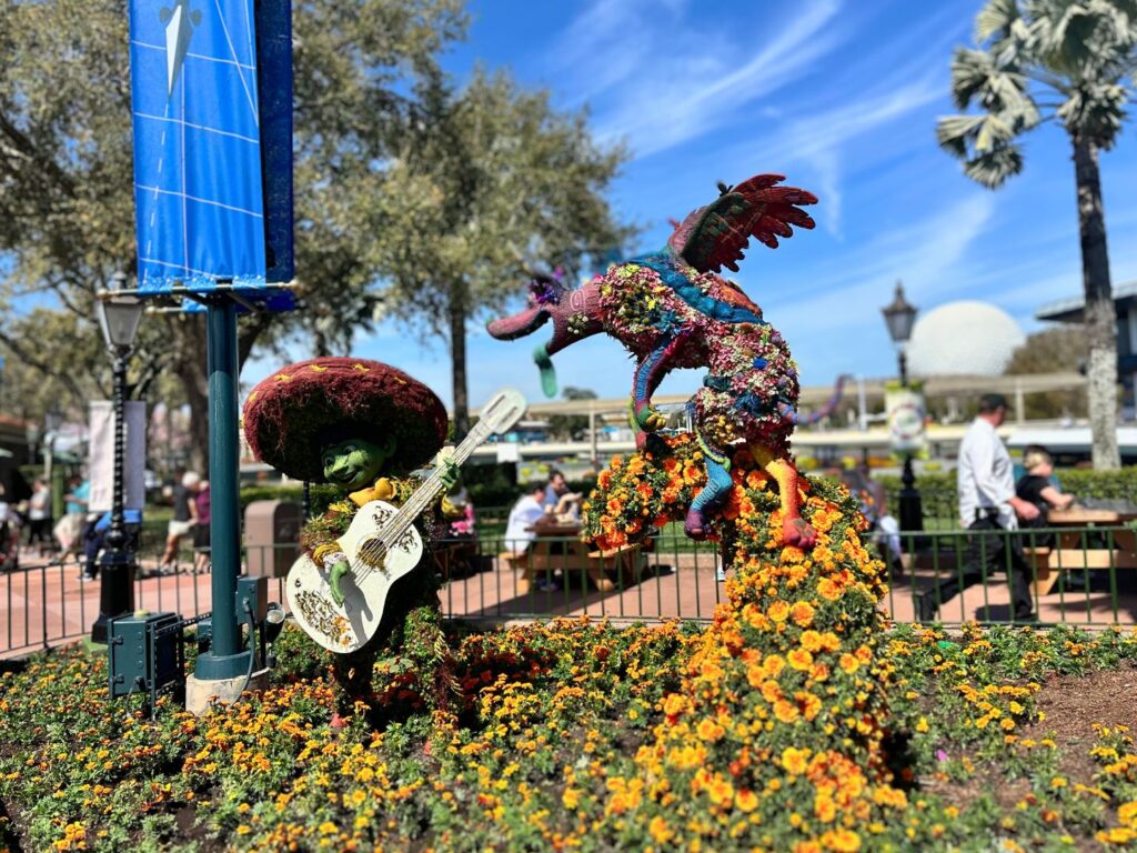 New Miguel and Dante from COCO Topiary EPCOT Flower and Garden 2024 