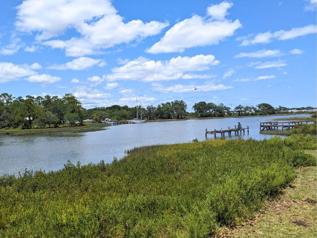 St. Augustine Fish House Waterfront views