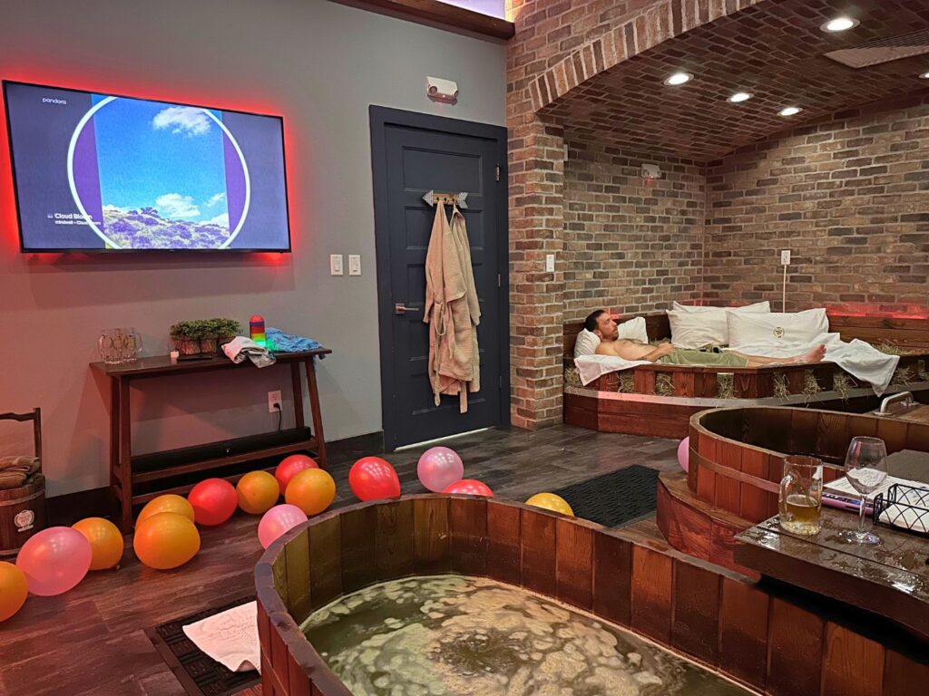Orlando Beer Spa Treatment Room with romantic decorations 