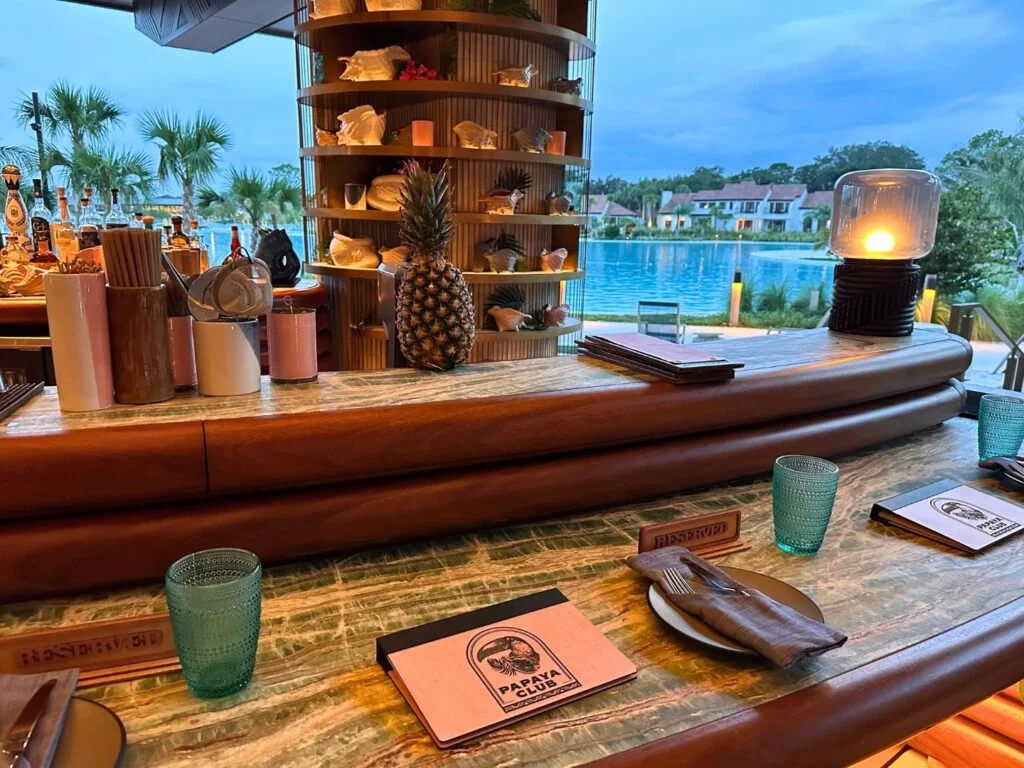 Papaya Club at Conrad Orlando outdoor bar