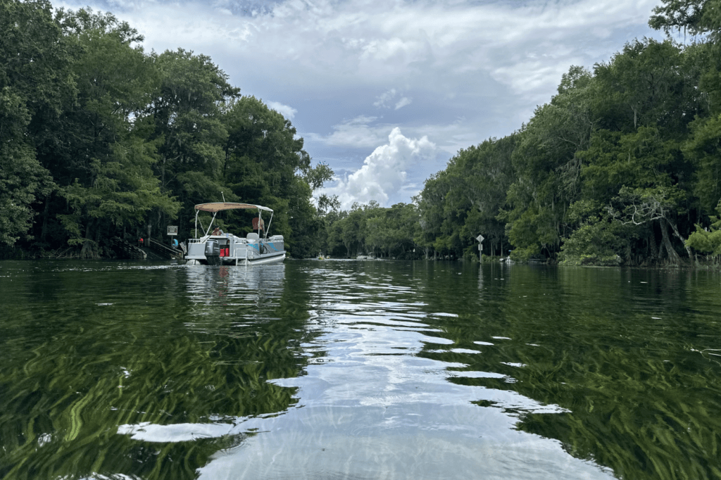 Floating down Rainbow River from Kp Hole Park