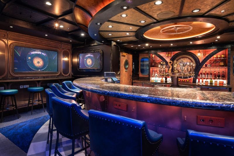 Disney Treasure Periscope Pub bar - image by Kent Phillips