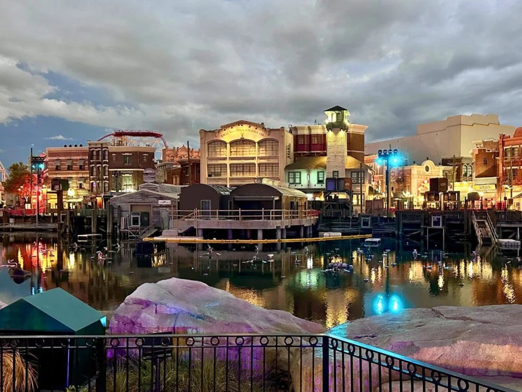 viewing area for CineSational - A Symphonic Spectacular nighttime show at Universal Studios Orlando