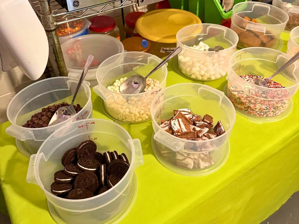 Toppings for Cookie Class in Orlando Bake Night Phat Ash Bake Cookies