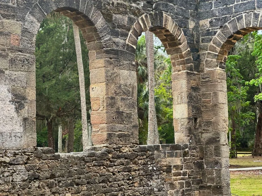 arched window remains Sugar Mill Ruins Park New Smyrna Beach - image by Dani Meyering