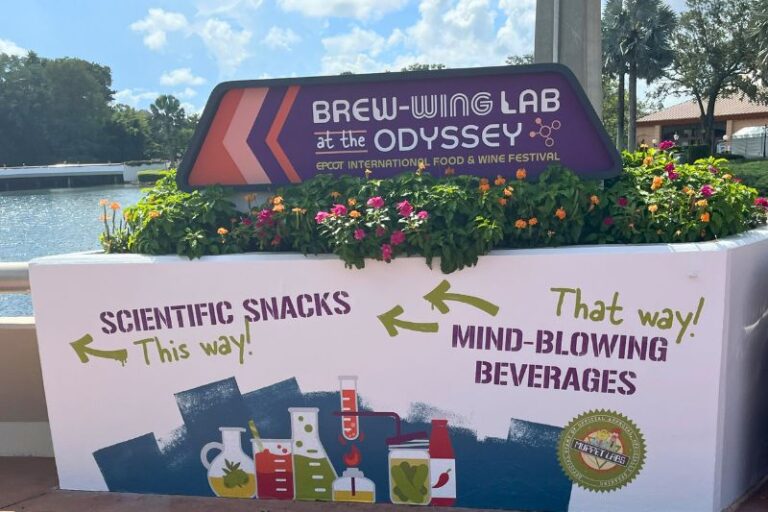 Best Food and Drinks EPCOT Food and Wine Festival 2024 Muppet Lab Sign - image by Meghan Roth