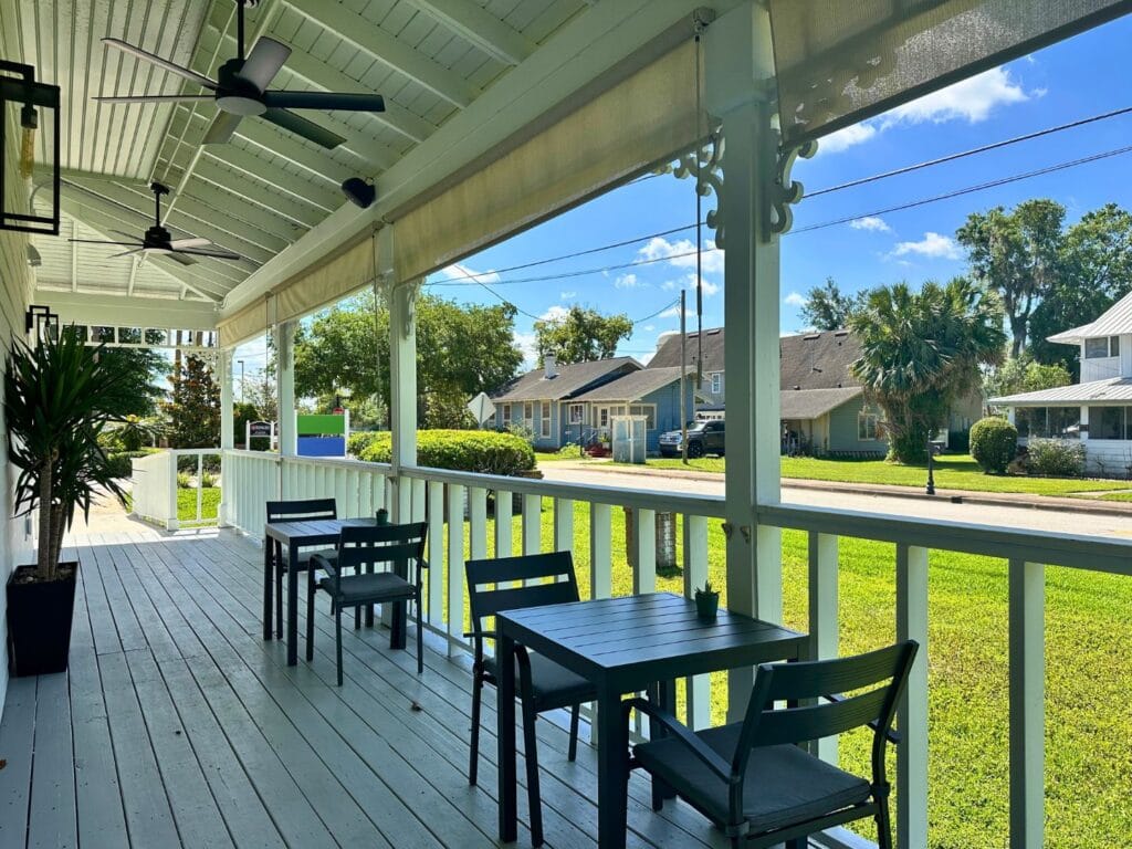 The Good Way Cafe outdoor porch Longwood - image by Dani Meyering