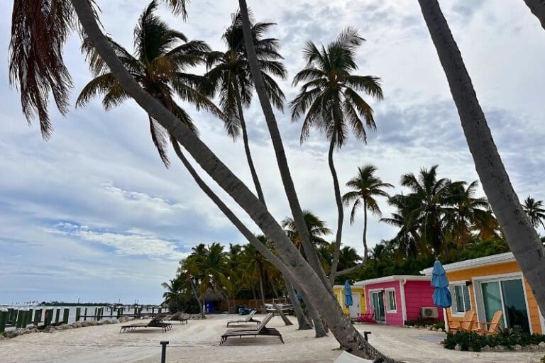 La Siesta Resort & Marina Beachfront Cottages and resort beach chairs - image by Dani Meyering