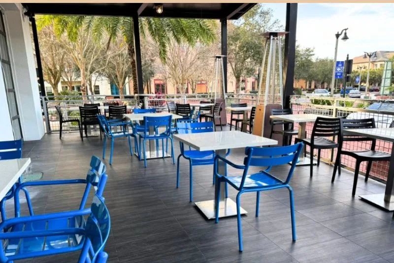 Outdoor Dining Tabla Indian Restaurant Oviedo