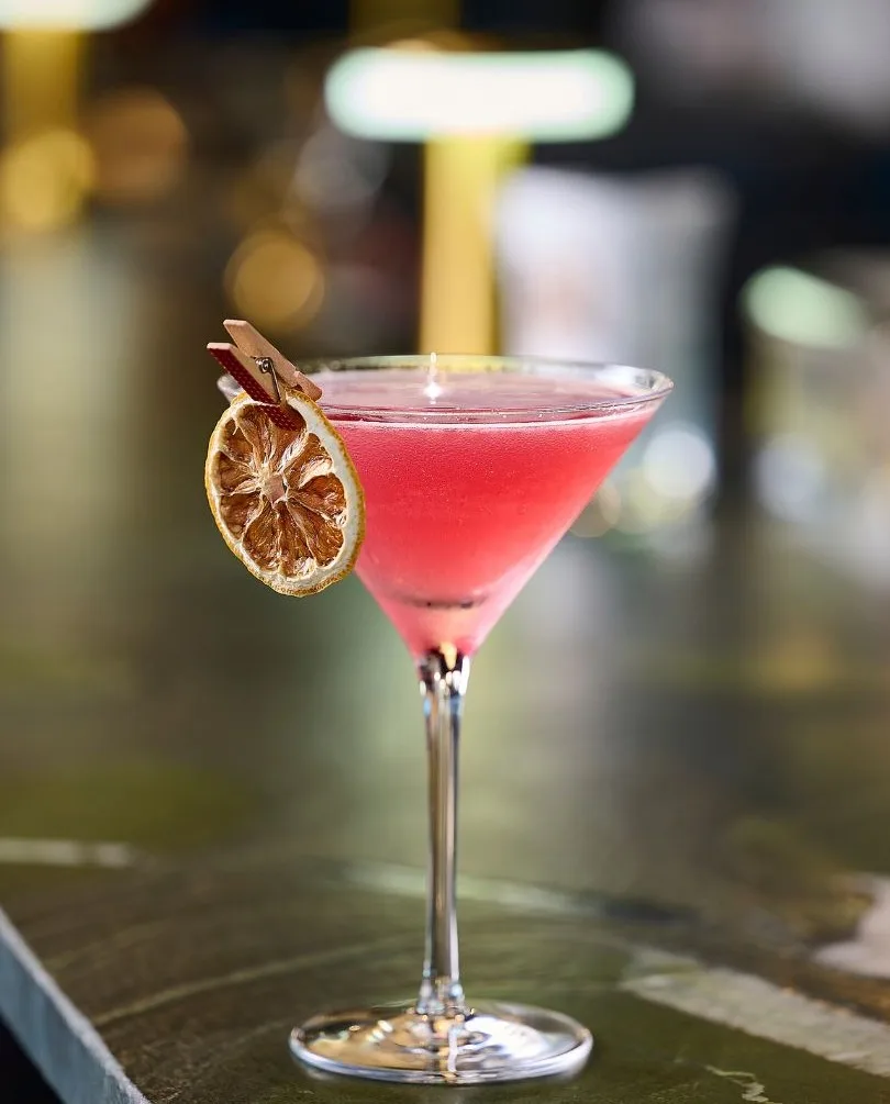 Classic Cosmo Martini with Grey Goose at NORMANS