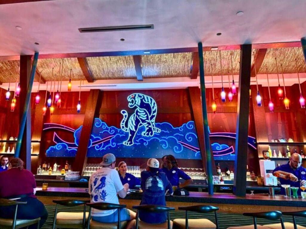 Blue Dragon Epic Universe Tiger Bar - image by Jodi Caballero