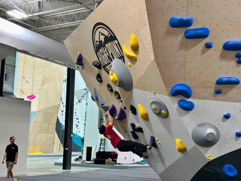 High Point Climbing and Fitness Orlando bouldering area - image by Dani Meyering