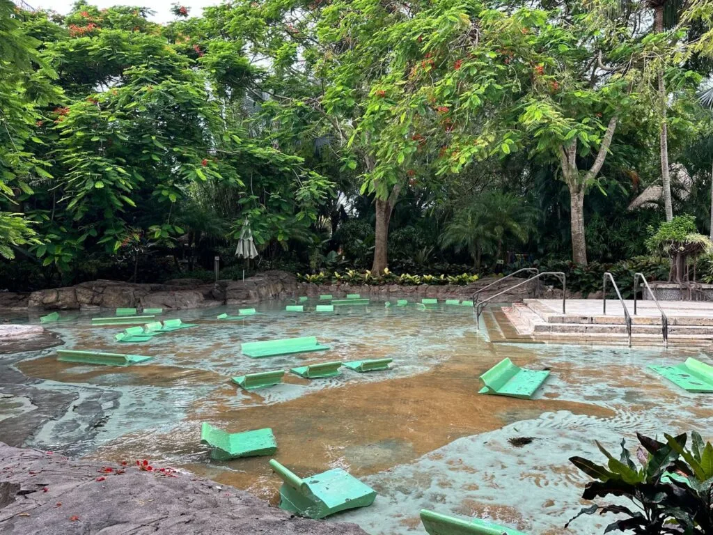 In Water Lounge Area at Discovery Cove - image by Dani Meyering