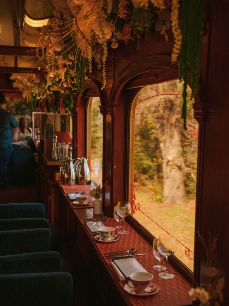 Napa Valley Wine Train seating - image by Kelsey Glennon