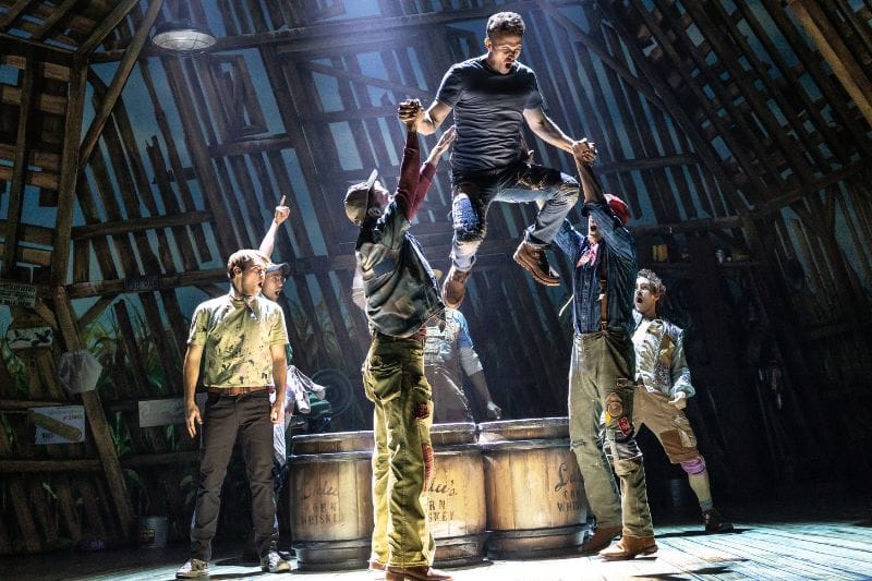 The Cast of The North American Tour of SHUCKED (Photo by Matthew Murphy and Evan Zimmerman) 0518