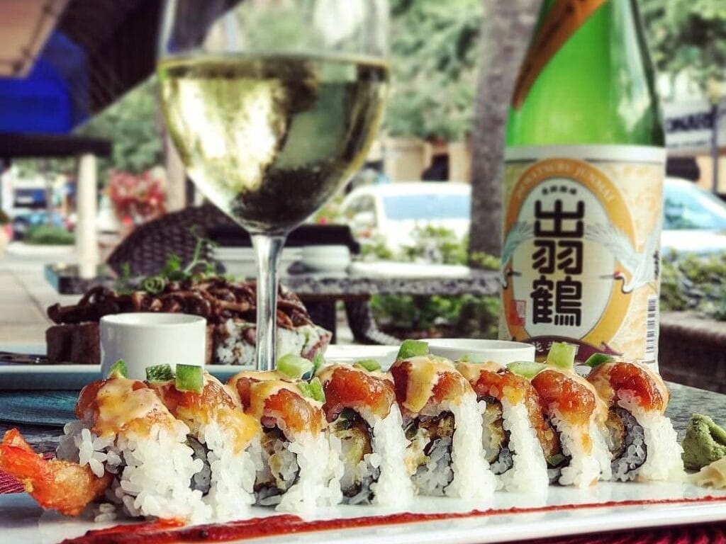 Umi Winter Park Exterior with food