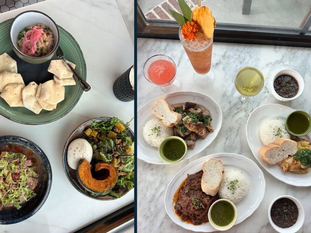 Otto's High Dive Magical Dining appetizers and entrees - image by Dani Meyering