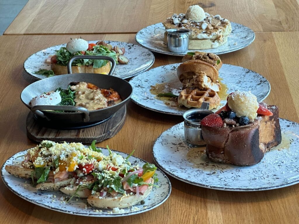 Bigfire Brunch at CityWalk entrees - image by Dani Meyering