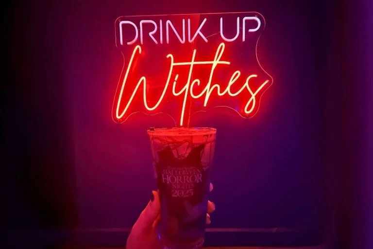 Dead Coconut Club Universal CityWalk Koven Witches Theme Drink Up Sign - image by Jodi Caballero