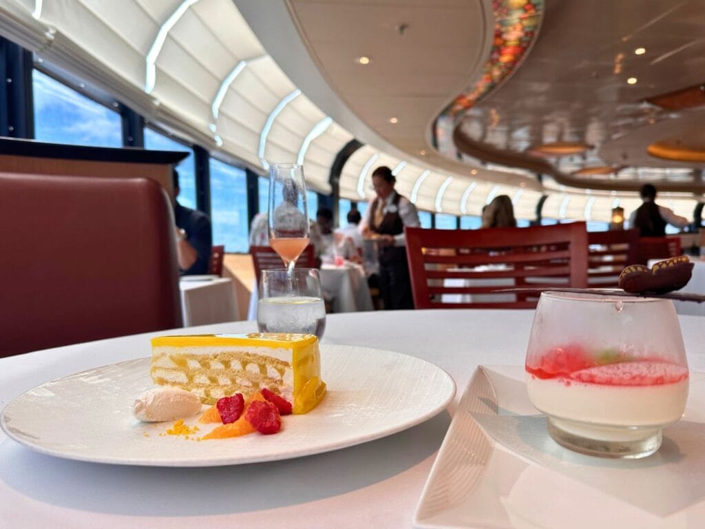 Limoncello Almond Torte Vanilla Berry Panna Cotta Palo Brunch Disney Magic - image by Dani Meyering