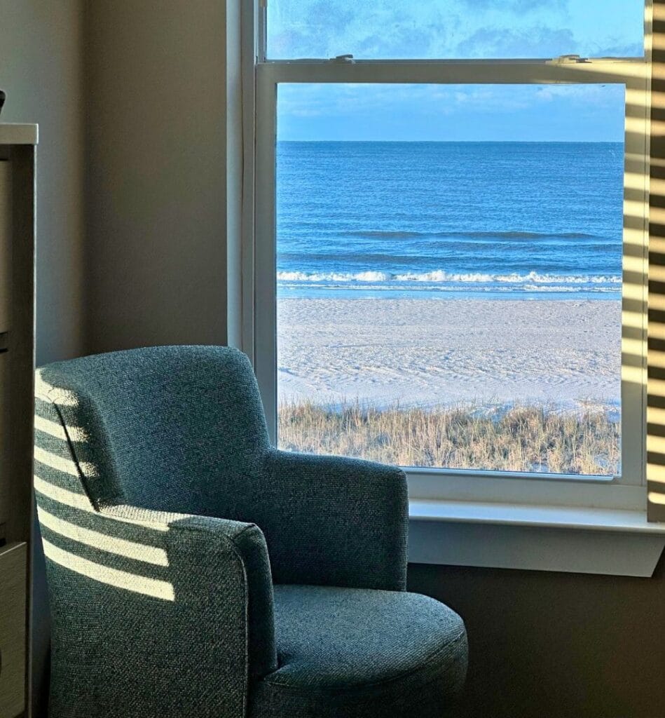 Mexico Beach viewing from vacation home - image by Dani Meyering