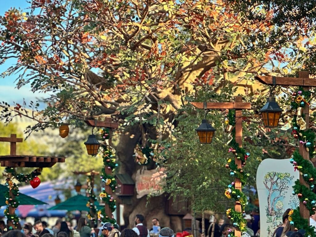 New Christmas Decorations at Magic Kingdom Winnie the Pooh Fantasyland - image by Dani Meyering