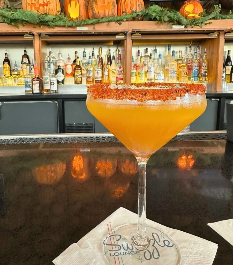 Jack-O-Rita drink at Pumpkin Lord Bar at Swizzles Lounge Cabana Bay Beach Resort - image by Dani Meyering
