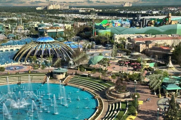 Celestial Park Epic Universe Christmas Decorations concept - canva by Dani Meyering