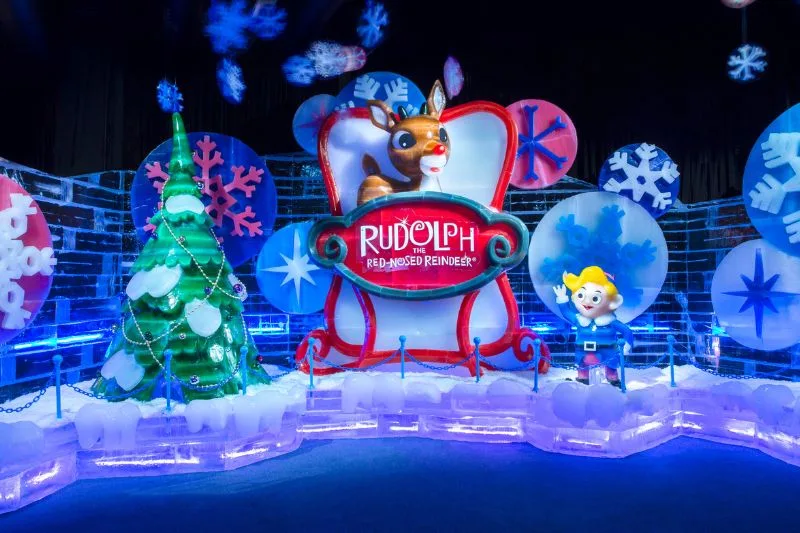 Gaylord Palms Christmas Event in Orlando ICE! Rudolph - image from Gaylord Palms