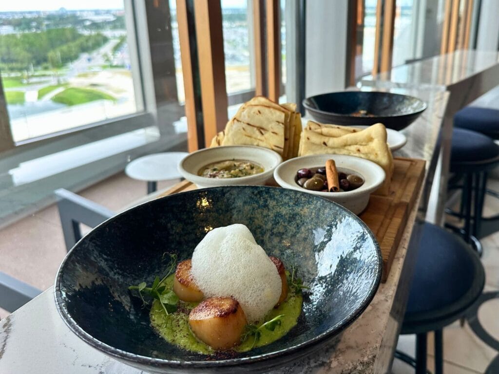 New scallops entree at Bar Helios - image by Dani Meyering
