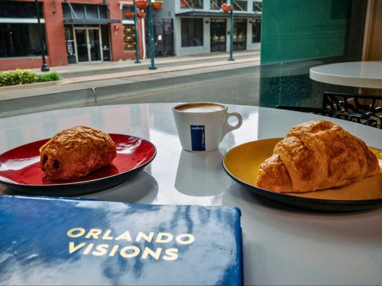 CityArts Cafe Interior with Coffee and Pastries