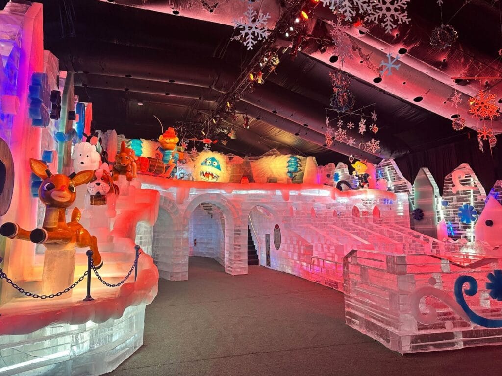 Ice slides at ICE! Gaylord Palms - image by Dani Meyering