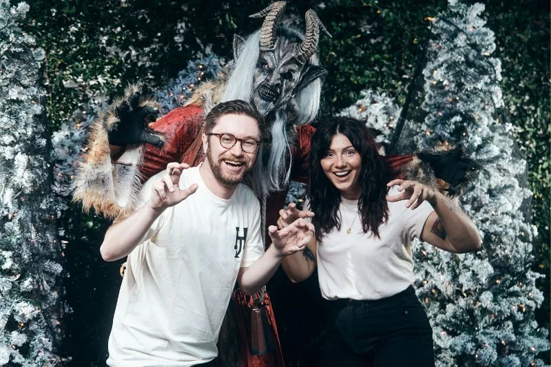 Krampus Fest Orlando Attendees Couple - image from Milk District