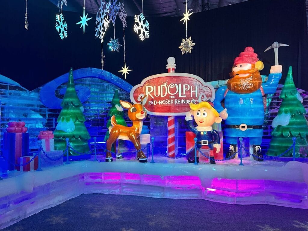 Opening Scene Rudolph Reindeer at ICE! Gaylord Palms - image by Dani Meyering 2