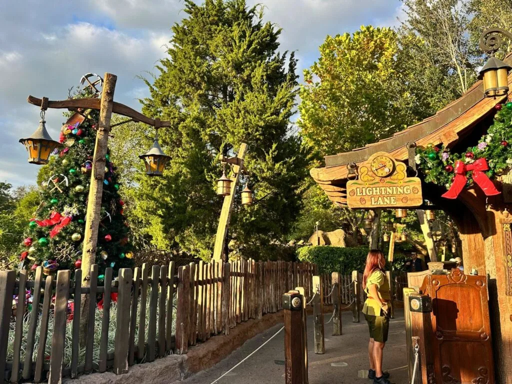 Seven Dwarfs Mine Train Christmas Tree and Decorations at Magic Kingdom - image by Dani Meyering