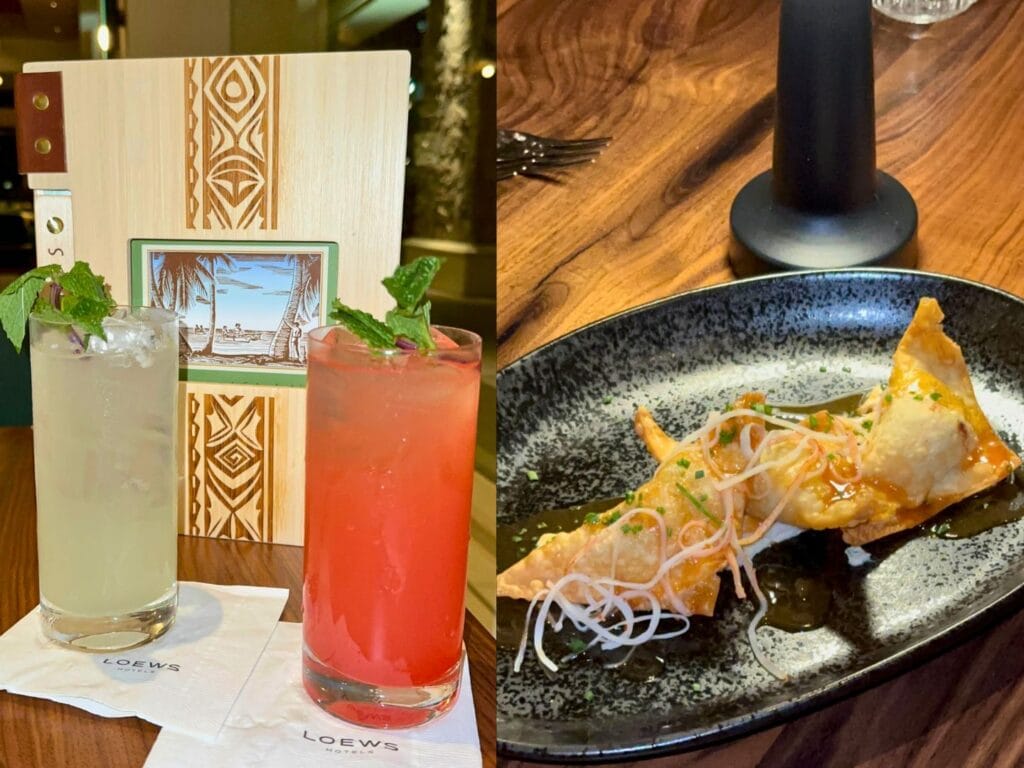 Mocktails and Crab Rangoons Islands Dining Room Loews Royal Pacific Resort at Universal Orlando - image by Dani Meyering