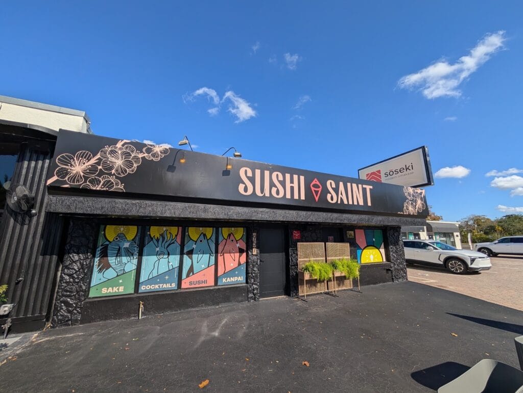Sushi Saint Winter Park location - @sushisaintwp