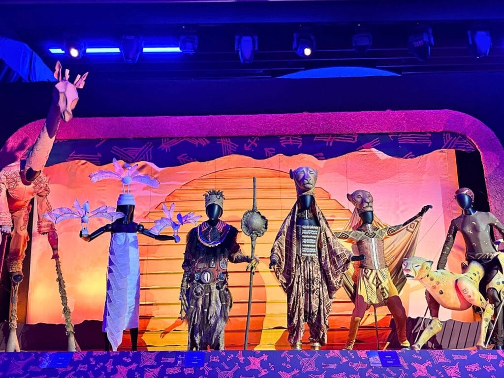 Costumes from (The Lion King) Disney on Broadway Panel at EPCOT Festival of the Arts - image by Dani Meyering